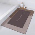 Nordic simple diatom mud soft cushion Bathroom Water absorbing quick drying floor mat Oval floor mat Door mat