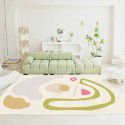 New style garden flowers and grass ins style living room, tea table carpet, girls' bedroom, bedside carpet, sofa, decorative floor mats, wholesale 