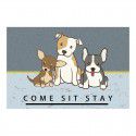 Nordic simple crystal velvet floor mat Non slip water absorbing doormat Cartoon ins Air bathroom porch Toilet 