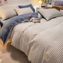 Manufacturer wholesale four piece sets of washable cotton bed sheets, quilt sets, single bed products, student dormitory bed sheets, three piece sets 