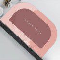 Nordic simple diatom mud soft cushion Bathroom Water absorbing quick drying floor mat Oval floor mat Door mat