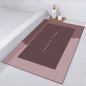 Nordic simple diatom mud soft cushion Bathroom Water absorbing quick drying floor mat Oval floor mat Door mat