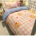 Factory Wholesale Student Dormitory 3-piece set, single cotton 4-piece set, cotton quilt cover, simple bed sheet, one for distribution 