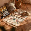 Nordic ins cotton and linen tassel woven floor mats Bedside mattresses are simple Modern carpets can be machine washed 