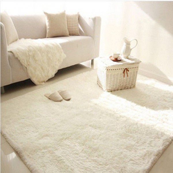 Carpet bedroom is fully covered with Nordic ins living room, tea table, bedside girl room, under the bed, plush net, red blanket floor mat 