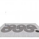 Modern simple wind living room large area anti-skid blanket household water absorbing tea table blanket dirt resistant thickened crystal velvet carpet 