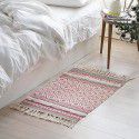 Nordic ins cotton and linen tassel woven floor mats Bedside mattresses are simple Modern carpets can be machine washed 