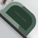 Nordic simple diatom mud soft cushion Bathroom Water absorbing quick drying floor mat Oval floor mat Door mat