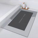 Nordic simple diatom mud soft cushion Bathroom Water absorbing quick drying floor mat Oval floor mat Door mat