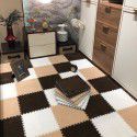 Wholesale carpets Bedrooms are fully covered with plush mats Splicing carpets Girls' rooms Jigsaw floor mats are fully covered with foam mats 