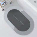 Nordic simple diatom mud soft cushion Bathroom Water absorbing quick drying floor mat Oval floor mat Door mat