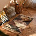 Nordic ins cotton and linen tassel woven floor mats Bedside mattresses are simple Modern carpets can be machine washed 