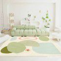 New style garden flowers and grass ins style living room, tea table carpet, girls' bedroom, bedside carpet, sofa, decorative floor mats, wholesale 