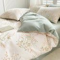 Small fresh cotton 4-piece set, pure cotton 3-piece set, bed sheet, net red dormitory bedding, 4-piece set, wholesale 
