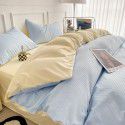 Summer waffle four piece washing cotton sheet quilt cover non cotton cotton bedding college dormitory 3 