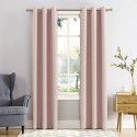 Manufacturers directly sell Amazon blackout curtain, solid color, matt, foreign trade, cross-border heat insulation, sunscreen, and blackout curtain products 