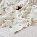 Soft waxy cotton 60 thread double-layer gauze thin bed sheet Children's single double bed Type A gauze sheet Thin cover quilt 