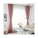 New minimalist nordic ins baby velvet finished curtain living room balcony window curtain 