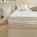 Korean solid color class A cotton quilted bed cover three piece set of cotton cover blanket cotton fitted sheet thin cushion cover bedding