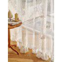 Round mirror gauze is beautiful, romantic, French rococo living room, window partition, privacy proof screen curtain, cross-border e-commerce 