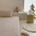 Class A 60 Thread Count Cotton Light Luxury Children's Pure Color Simple Bed Cover Soft and Skin friendly Dry Board Pure Color Quilting Washing 