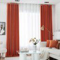 New minimalist nordic ins baby velvet finished curtain living room balcony window curtain 