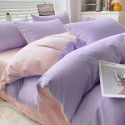 Summer waffle four piece washing cotton sheet quilt cover non cotton cotton bedding college dormitory 3 