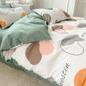 Small fresh cotton 4-piece set, pure cotton 3-piece set, bed sheet, net red dormitory bedding, 4-piece set, wholesale 