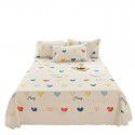 Small fresh printed bed cover with cotton chiffon lace bed cover bedspread single piece all-purpose bed cover kit wholesale 