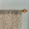 North American curtain, finished small window, kitchen, half curtain, tassel, cotton, linen, half shading, window, short curtain, cross-border Japan and Korea 