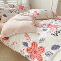 Small fresh cotton 4-piece set, pure cotton 3-piece set, bed sheet, net red dormitory bedding, 4-piece set, wholesale 