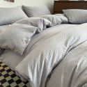 Summer waffle four piece washing cotton sheet quilt cover non cotton cotton bedding college dormitory 3 