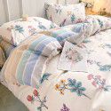 Cotton quilt cover, single piece, 100% cotton, 150x200, student dormitory, single person, 1.5 sheets, bed sheet, quilt cover, 200x230 