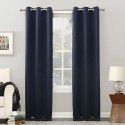 Manufacturers directly sell Amazon blackout curtain, solid color, matt, foreign trade, cross-border heat insulation, sunscreen, and blackout curtain products 