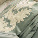 Meisi Mengsha brand curtain, high-end bedroom, living room, finished blackout cloth, embroidered and spliced finished double-layer curtain 