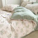Small fresh cotton 4-piece set, pure cotton 3-piece set, bed sheet, net red dormitory bedding, 4-piece set, wholesale 