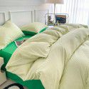 Summer waffle four piece washing cotton sheet quilt cover non cotton cotton bedding college dormitory 3 