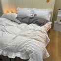 The manufacturer directly sells Korean lace 4-piece set of 60 Australian cotton bed sheets in small wind and fresh quilt cover gifts for sale 