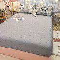 Small fresh cotton 120x200 fitted sheet cotton sheet pillowcase Simmons protective cover 150x200 enlarged bedspread 