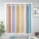 Blackout curtains, small windows in bedroom, short, no punching installation, telescopic rod, full blackout cloth, curtain, float window, thermal insulation 