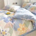 Small fresh cotton 4-piece set, pure cotton 3-piece set, bed sheet, net red dormitory bedding, 4-piece set, wholesale 