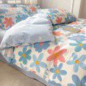 Small fresh cotton 4-piece set, pure cotton 3-piece set, bed sheet, net red dormitory bedding, 4-piece set, wholesale 