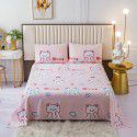 Pure cotton bedspread printing small and fresh 12868 skin friendly comfortable single and double bed cotton bedspread sold directly by manufacturers 