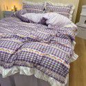 The manufacturer directly sells Korean lace 4-piece set of 60 Australian cotton bed sheets in small wind and fresh quilt cover gifts for sale 