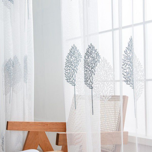 White screen window curtain, translucent screen, semi opaque balcony, bedroom screen, white screen, 2021 new model 