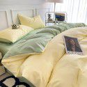 Summer waffle four piece washing cotton sheet quilt cover non cotton cotton bedding college dormitory 3 