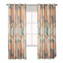 Nordic printing decorative curtain cloth Modern client bedroom shading cloth Polyester curtain cloth wholesale 