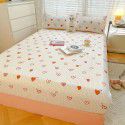 Small fresh cotton 120x200 fitted sheet cotton sheet pillowcase Simmons protective cover 150x200 enlarged bedspread 