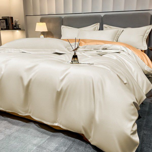 200 Thread Count Xinjiang Long staple Cotton Sheet Quilt Cover Three piece Cotton Sheet Set Four piece Cotton Sheet Bedding Set 4 