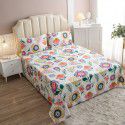 Pure cotton bedspread printing small and fresh 12868 skin friendly comfortable single and double bed cotton bedspread sold directly by manufacturers 